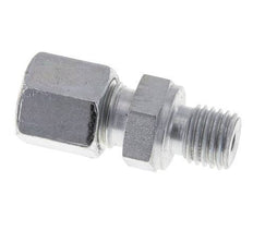 M12x1.5 Male x 6S Zinc plated Steel Straight Cutting Ring 630 Bar DIN 2353 [2 Pieces]