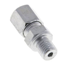 M12x1.5 Male x 6S Zinc plated Steel Straight Cutting Ring 630 Bar DIN 2353 [2 Pieces]