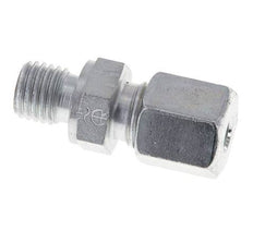 M12x1.5 Male x 6S Zinc plated Steel Straight Cutting Ring 630 Bar DIN 2353 [2 Pieces]