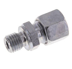 M12x1.5 Male x 10L Zinc plated Steel Straight Cutting Ring 315 Bar DIN 2353