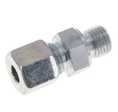 M14x1.5 Male x 8S Zinc plated Steel Straight Cutting Ring 630 Bar DIN 2353 [2 Pieces]