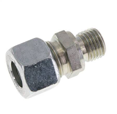 M14x1.5 Male x 12L Zinc plated Steel Straight Cutting Ring 315 Bar DIN 2353