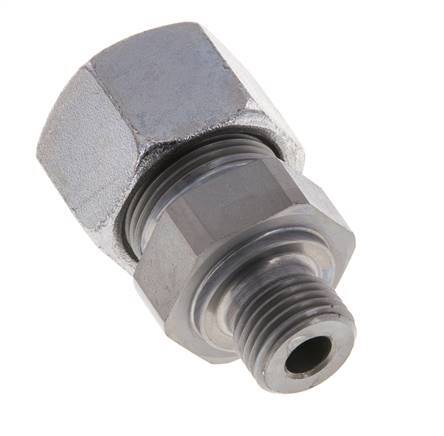 M16x1.5 Male x 16S Zinc plated Steel Straight Cutting Ring 400 Bar DIN 2353
