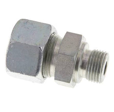 M18x1.5 Male x 16S Zinc plated Steel Straight Cutting Ring 400 Bar DIN 2353