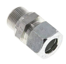 M22x1.5 Male x 15L Zinc plated Steel Straight Cutting Ring 315 Bar DIN 2353