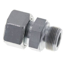 M33x2 Buitendraad x 25S Verzinkt Stalen Rechte Snijring Koppeling 400 Bar DIN 2353