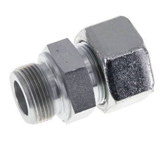 M33x2 Buitendraad x 25S Verzinkt Stalen Rechte Snijring Koppeling 400 Bar DIN 2353