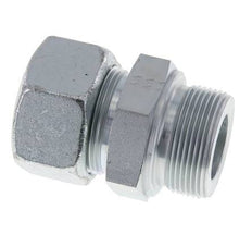 M42x2 Buitendraad x 30S Verzinkt Stalen Rechte Snijring Koppeling 400 Bar DIN 2353