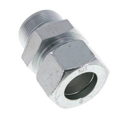 M42x2 Buitendraad x 30S Verzinkt Stalen Rechte Snijring Koppeling 400 Bar DIN 2353