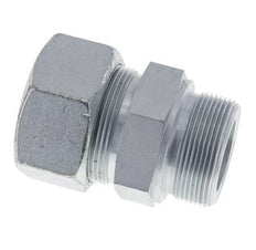 M48x2 Buitendraad x 38S Verzinkt Stalen Rechte Snijring Koppeling 315 Bar DIN 2353