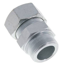 M48x2 Buitendraad x 38S Verzinkt Stalen Rechte Snijring Koppeling 315 Bar DIN 2353