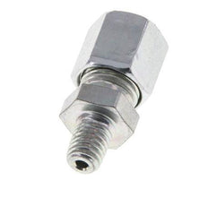 M6 Male x 6LL Zinc plated Steel Straight Cutting Ring 100 Bar DIN 2353