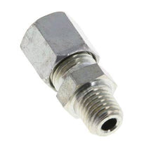 M8x1 Male x 5LL Zinc plated Steel Straight Cutting Ring 100 Bar DIN 2353