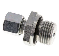 G 1/2'' Buitendraad x 8L Verzinkt Stalen Rechte Snijring Koppeling met FKM Afdichting 315 Bar DIN 2353