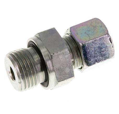 G 1/2'' Buitendraad x 10S Verzinkt Stalen Rechte Snijring Koppeling met FKM Afdichting 630 Bar DIN 2353