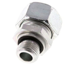 G 1/2'' Buitendraad x 22L Verzinkt Stalen Rechte Snijring Koppeling met FKM Afdichting 160 Bar DIN 2353