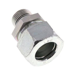 G 1/2'' Buitendraad x 22L Verzinkt Stalen Rechte Snijring Koppeling met FKM Afdichting 160 Bar DIN 2353