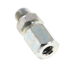 G 1/8'' Male x 6L Zinc plated Steel Straight Cutting Ring with FKM Seal 315 Bar DIN 2353 [2 Pieces]