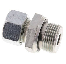 G 3/4'' Buitendraad x 15L Verzinkt Stalen Rechte Snijring Koppeling met FKM Afdichting 315 Bar DIN 2353