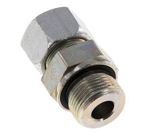 G 3/4'' Buitendraad x 16S Verzinkt Stalen Rechte Snijring Koppeling met FKM Afdichting 400 Bar DIN 2353