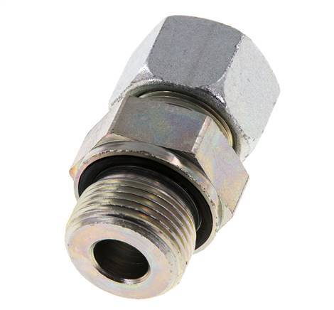 G 3/4'' Buitendraad x 16S Verzinkt Stalen Rechte Snijring Koppeling met FKM Afdichting 400 Bar DIN 2353