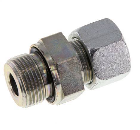 G 3/4'' Buitendraad x 16S Verzinkt Stalen Rechte Snijring Koppeling met FKM Afdichting 400 Bar DIN 2353