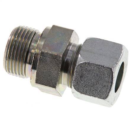 G 3/4'' Buitendraad x 16S Verzinkt Stalen Rechte Snijring Koppeling met FKM Afdichting 400 Bar DIN 2353