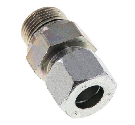 G 3/4'' Buitendraad x 16S Verzinkt Stalen Rechte Snijring Koppeling met FKM Afdichting 400 Bar DIN 2353