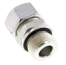 G 3/4'' Male x 18L Zinc plated Steel Straight Cutting Ring with FKM Seal 315 Bar DIN 2353