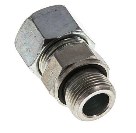 G 3/4'' Buitendraad x 20S Verzinkt Stalen Rechte Snijring Koppeling met FKM Afdichting 400 Bar DIN 2353