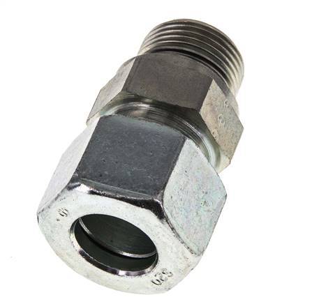 G 3/4'' Buitendraad x 20S Verzinkt Stalen Rechte Snijring Koppeling met FKM Afdichting 400 Bar DIN 2353