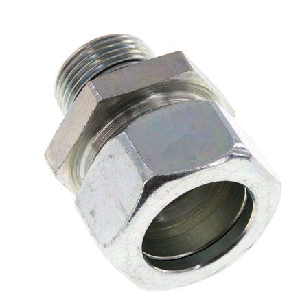 G 3/4'' Buitendraad x 28L Verzinkt Stalen Rechte Snijring Koppeling met FKM Afdichting 160 Bar DIN 2353