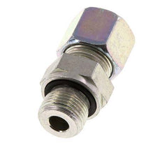 G 3/8'' Male x 10S Zinc plated Steel Straight Cutting Ring with FKM Seal 630 Bar DIN 2353 [2 Pieces]