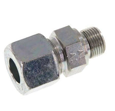 G 3/8'' Buitendraad x 14S Verzinkt Stalen Rechte Snijring Koppeling met FKM Afdichting 630 Bar DIN 2353