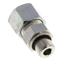 G 3/8'' Buitendraad x 14S Verzinkt Stalen Rechte Snijring Koppeling met FKM Afdichting 630 Bar DIN 2353