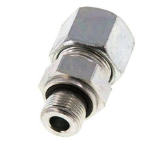 G 3/8'' Buitendraad x 14S Verzinkt Stalen Rechte Snijring Koppeling met FKM Afdichting 630 Bar DIN 2353