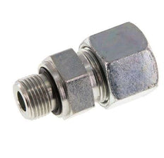 G 3/8'' Buitendraad x 14S Verzinkt Stalen Rechte Snijring Koppeling met FKM Afdichting 630 Bar DIN 2353