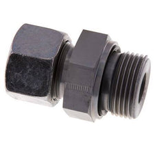 G 1'' Male x 20S Zinc plated Steel Straight Cutting Ring with FKM Seal 400 Bar DIN 2353