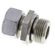 G 1'' Buitendraad x 22L Verzinkt Stalen Rechte Snijring Koppeling met FKM Afdichting 160 Bar DIN 2353