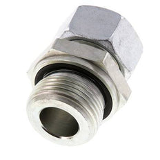 G 1'' Buitendraad x 22L Verzinkt Stalen Rechte Snijring Koppeling met FKM Afdichting 160 Bar DIN 2353