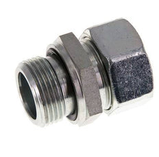 G 1'' Buitendraad x 28L Verzinkt Stalen Rechte Snijring Koppeling met FKM Afdichting 160 Bar DIN 2353