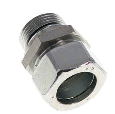 G 1'' Buitendraad x 28L Verzinkt Stalen Rechte Snijring Koppeling met FKM Afdichting 160 Bar DIN 2353