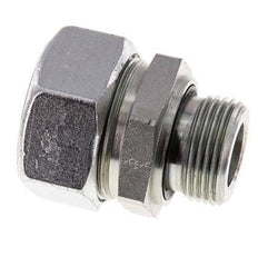 G 1'' Buitendraad x 35L Verzinkt Stalen Rechte Snijring Koppeling met FKM Afdichting 160 Bar DIN 2353