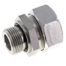 G 1'' Buitendraad x 35L Verzinkt Stalen Rechte Snijring Koppeling met FKM Afdichting 160 Bar DIN 2353