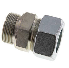 G 1 1/2'' Buitendraad x 38S Verzinkt Stalen Rechte Snijring Koppeling met FKM Afdichting 315 Bar DIN 2353