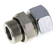 G 1 1/4'' Buitendraad x 30S Verzinkt Stalen Rechte Snijring Koppeling met FKM Afdichting 400 Bar DIN 2353