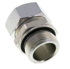 G 1 1/4'' Buitendraad x 35L Verzinkt Stalen Rechte Snijring Koppeling met FKM Afdichting 160 Bar DIN 2353