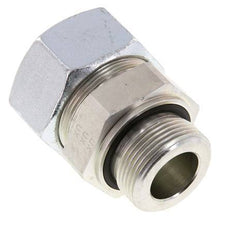 G 1 1/4'' Buitendraad x 38S Verzinkt Stalen Rechte Snijring Koppeling met FKM Afdichting 315 Bar DIN 2353