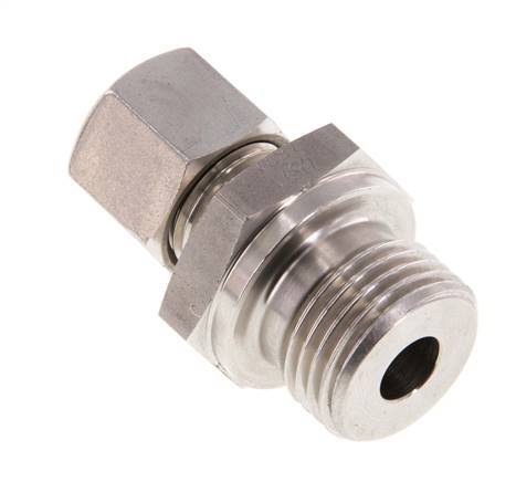 G 1/2'' Buitendraad x 10L RVS Rechte Snijring Koppeling 315 Bar DIN 2353