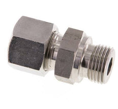 G 1/2'' Buitendraad x 14S RVS Rechte Snijring Koppeling 630 Bar DIN 2353